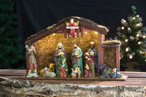 Creche De Noel Porcelaine 2023 Petit Papa Noel 2023