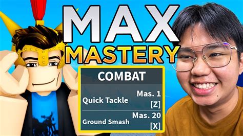 Blox Fruits Ep Combat Mastery Max Na Ako Youtube