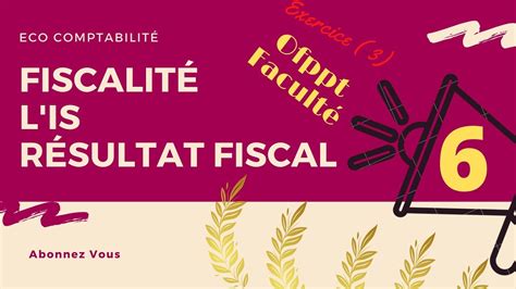 limpôt sur les sociétés Fiscalité Résultat Fiscal Exercice