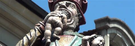 Child Eater Fountain Bern Switzerland Heroes Of Adventure