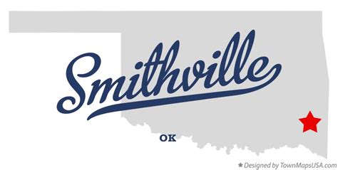 Map of Smithville, OK, Oklahoma