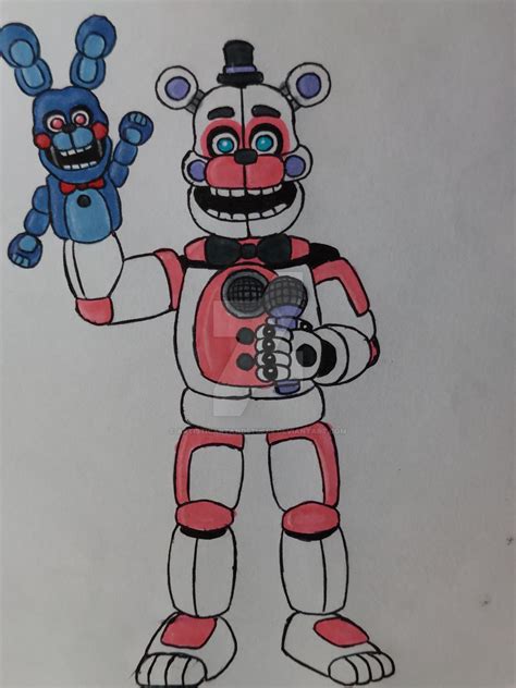 Five Nights At Freddys Fan Art Drawing Funtime Freddy Png Pngegg