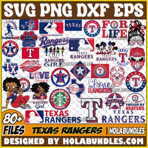 80 Texas Rangers Team Svg Texas Rangers Svg Texas Rangers Bundle Svg Mlb Team Logo Mlb Team