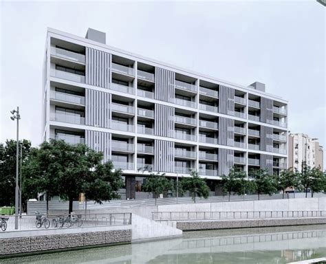 Unit Housing Block In Barcelona Joan Pascual Ramon Ausi