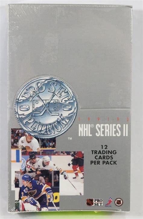 1991 92 Pro Set Platinum Hockey Series 2 Factory