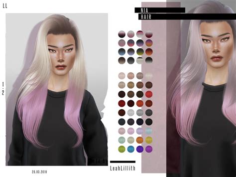 The Sims Resource Leahlillith Nia Hair