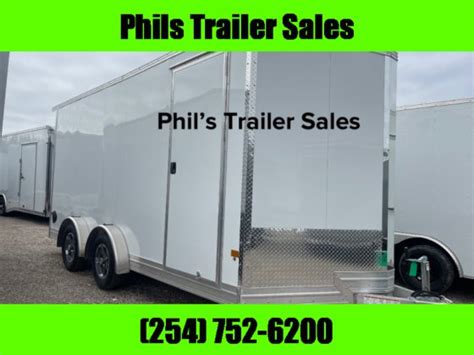 2023 EZ Hauler NEW 7 5X16 V NOSE ALL ALUMINUM ENCLOSED TRAILER UTV