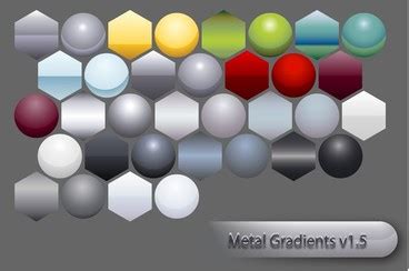 Metal Gradient Shape Vector for Free Download | FreeImages