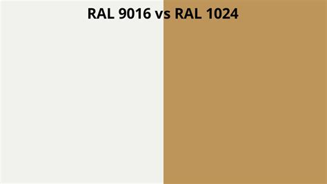 Ral 9016 Vs 1024 Ral Colour Chart Uk