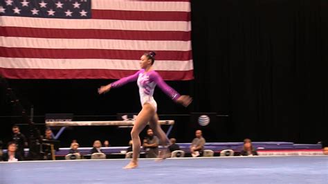 Kyla Ross Floor Exercise 2015 Pandg Championships Sr Women Day 1