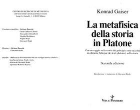 خرید و قیمت دانلود کتاب La metafisica della storia in Platone 1991 ترب