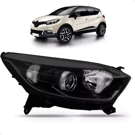 Farol Renault Captur Eletrico Friso Preto