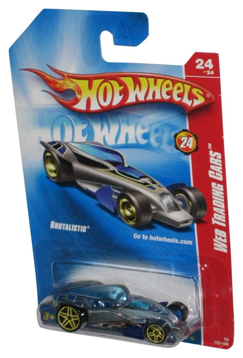 Hot Wheels Web Trading Cars Blue Brutalistic Toy Car Walmart