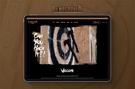 Lumberjacks Axe Throwing | Web Design Cardiff