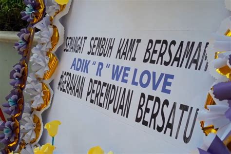 Gerakan Perempuan Bersatu Beri Dukungan Moril Ke Korban Berinisial RI