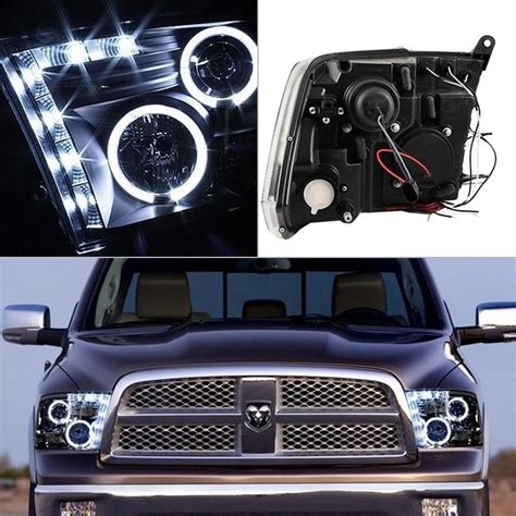 Spyder® Ram 1500 Without Factory Projector Headlights Factory Led Daytime Running Lights Drl