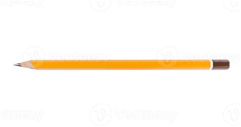 One pencil isolated on a transparent background. Stock photo 22702347 PNG