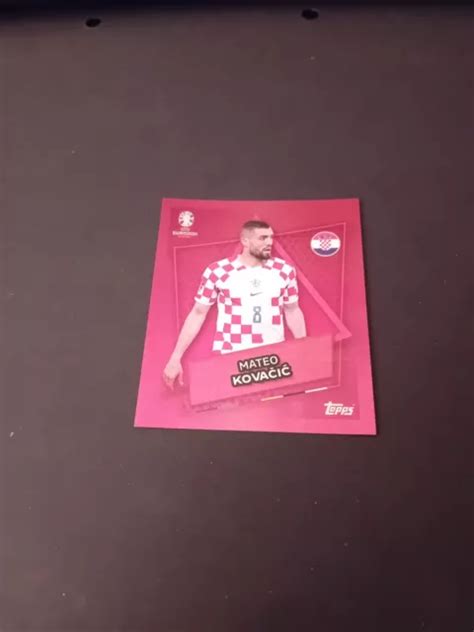 Topps Uefa Euro Germany Swiss Edition Kovacic Cro Sp Sticker Mint