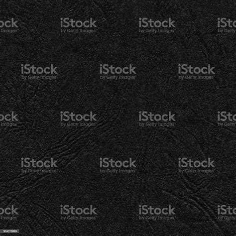 Seamless Black Leather Texture