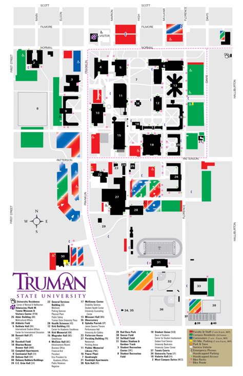 Missouri State Parking Map Printable Map