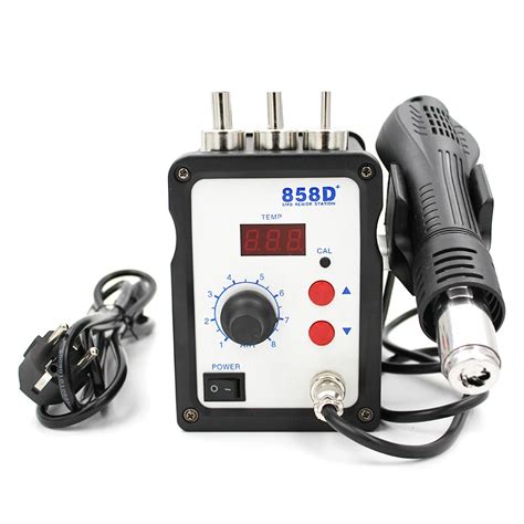 D V Hot Air Gun W ESD Soldering Station LED Digital Heat Gun Desoldering Solder