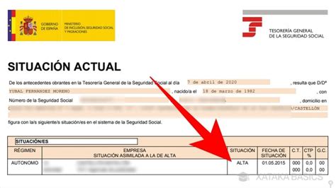 Como saber si estoy dado de alta en la seguridad social y cuál es mi