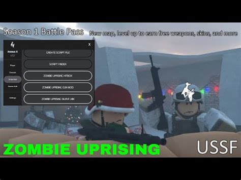 Roblox Zombie Uprising Arceus X Script Youtube