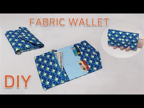 Diy Make A Fabric Wallet An Easy Way To Make A Wallet