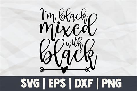 Im Black Mixed with Black Gráfico por sukumarbd4 Creative Fabrica