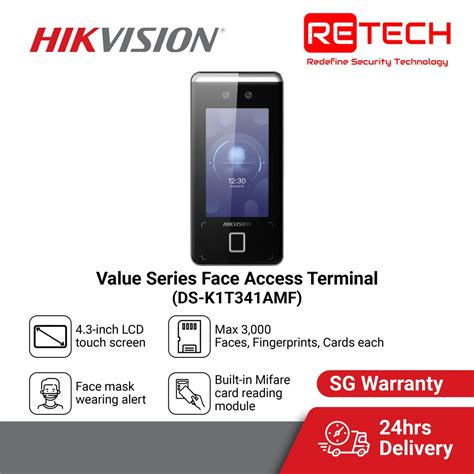 Retech Hikvision Ds K T Amf Face Recognition Terminal With