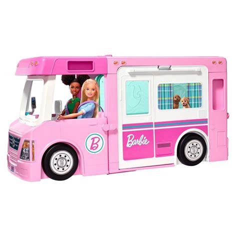 BARBIE Camping-car de rêve 3 en 1 Barbie pas cher - Auchan.fr
