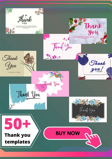 Thank You Card Templates 50