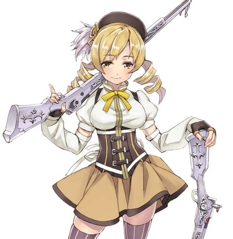 Anime Render 16 Tomoe Mami Madoka Magica By Ditzydaffy On Deviantart