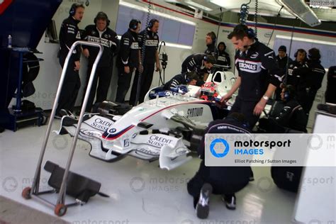 Robert Kubica POL BMW Sauber F1 08 BMW Sauber F1 08 First Test