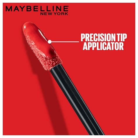Maybelline Superstay Vinyl Ink Liquid Lipstick Red Hot Enriched With Vitamin E Aloe