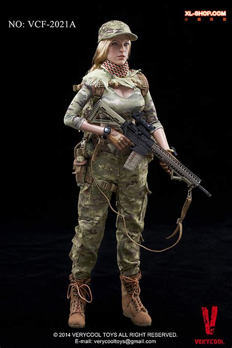 Verycool Vcf 2021a 1 6 Female Shooter Cp Camouflage