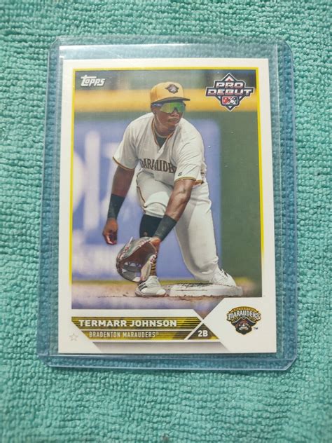 Topps Pro Debut Termarr Johnson Pittsburgh Pirates Pd Ebay