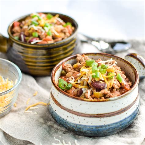 Easy Slow Cooker 4 Bean Turkey Chili Project Meal Plan