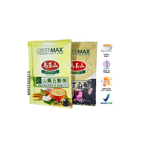 Jual Greenmax Minuman Cereal Sehat Sachet Shopee Indonesia