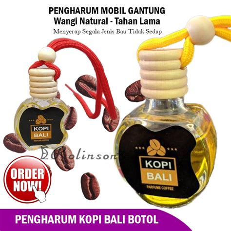 Jual Botol Parfum Kopi Bali Botol Apel Black Coffe Pewangi Mobil