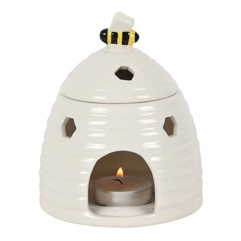 White Beehive Oil Burner Pen Y Coed Castle Gift Shop