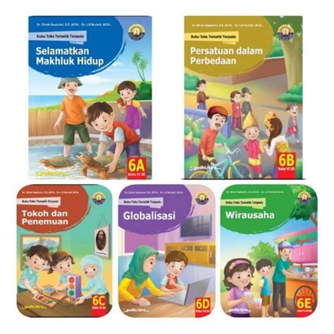 Promo Buku Teks Tematik Terpadu Sd Mi Kelas A B C D E Semester