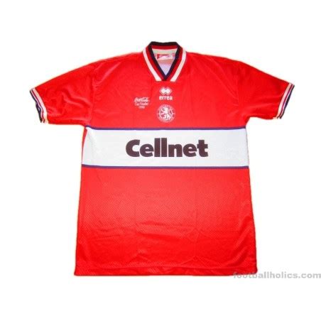 1998 Middlesbrough Coca Cola Cup Finalist Home Shirt