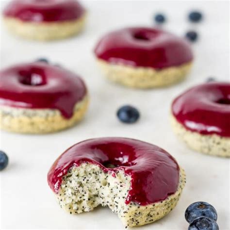 Baked Lemon Poppy Seed Donuts [vegan] Flour Covered Apron