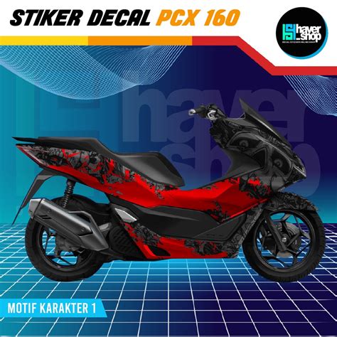 Jual Stiker Motor Sticker Tempel Decal Full Body Pareasi Honda Pcx