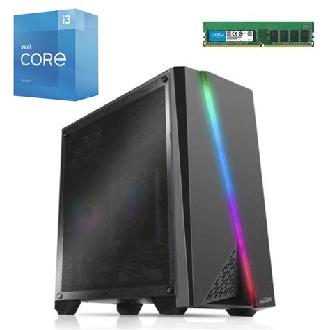 Pc Gamer Intel Core I3 10105 RAM 8GB SSD 240GB Gabinete RGB Digitar