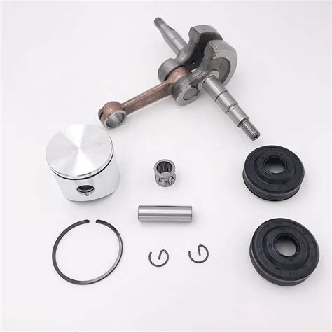 Mm Piston Crankshaft Crank Bearing Oil Seals Kit For Husqvarna