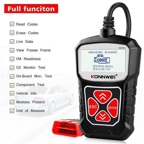 Konnwei Kw Obd Scanner F R Auto Obd Autoscanner Diagnose