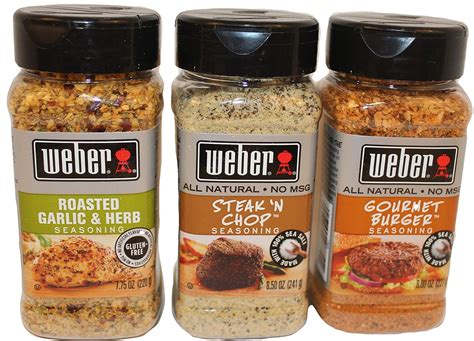 Weber Steak N Chop Seasoning 8 5 Oz Pack Of 3 Grocery And Gourmet Food