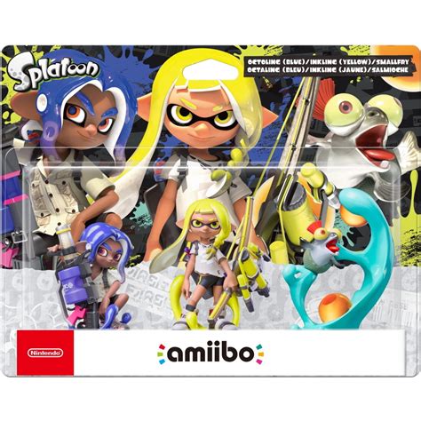 Nintendo Splatoon Series Octoling Inkling Smallfry Amiibo 3 Pack